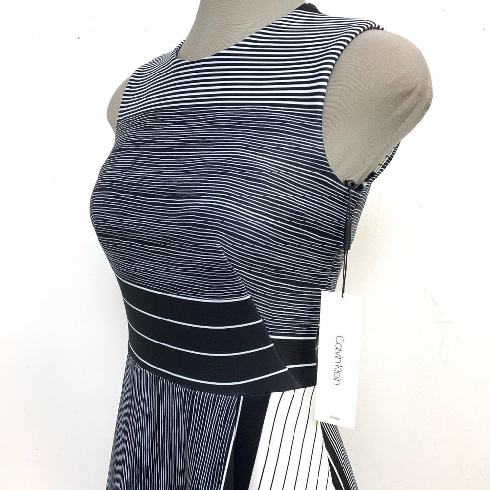 NEW CALVIN KLEIN FIT AND FLARE DRESS - Picture 2 of 6